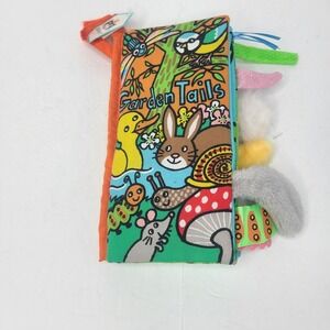 Jellycat Garden Tails Baby‎ Toddler Plush Soft Sensory Crinkle Book